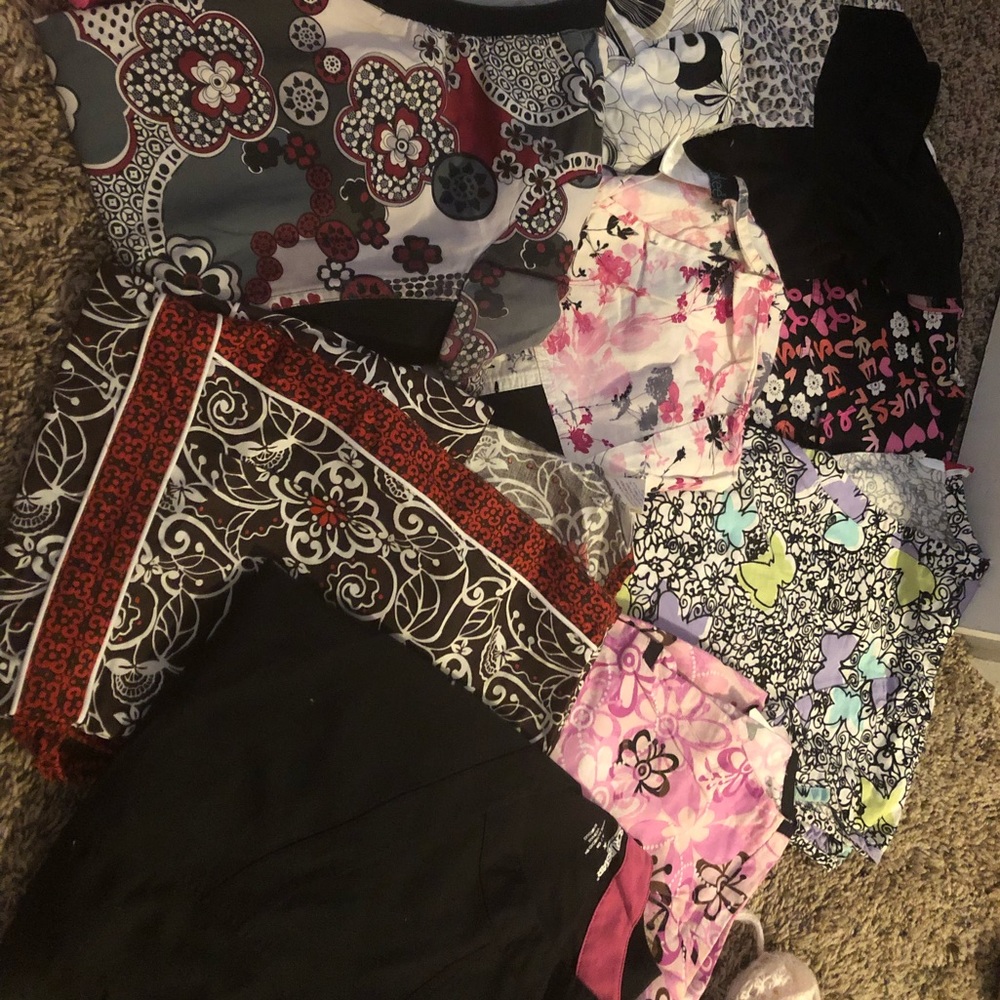 Nursing Scrub Tops and Pants